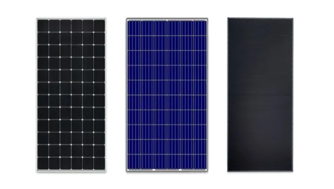 What Are The Different Types Of Solar Panels