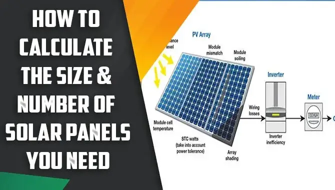 How To Calculate The Size & Number Of Solar Panels